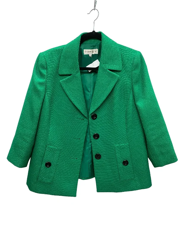 Blazer By Evan-picone In Green, Size: M