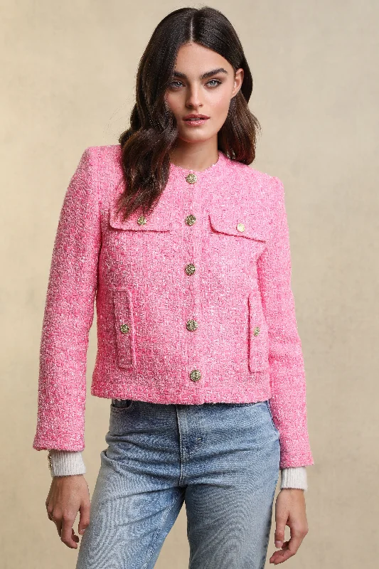 Chelsea Jacket (Pop Pink Boucle)