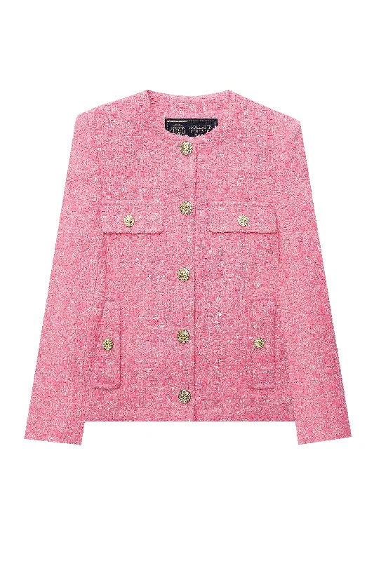 Chelsea Jacket (Pop Pink Boucle)