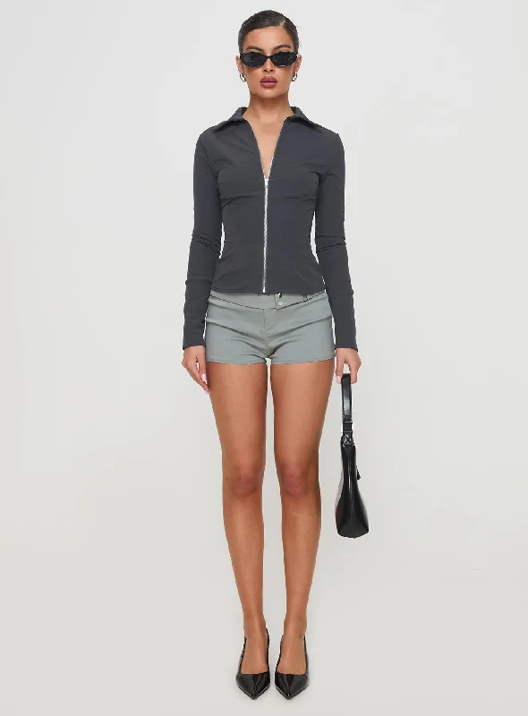 Mavyn Long Sleeve Top Slate