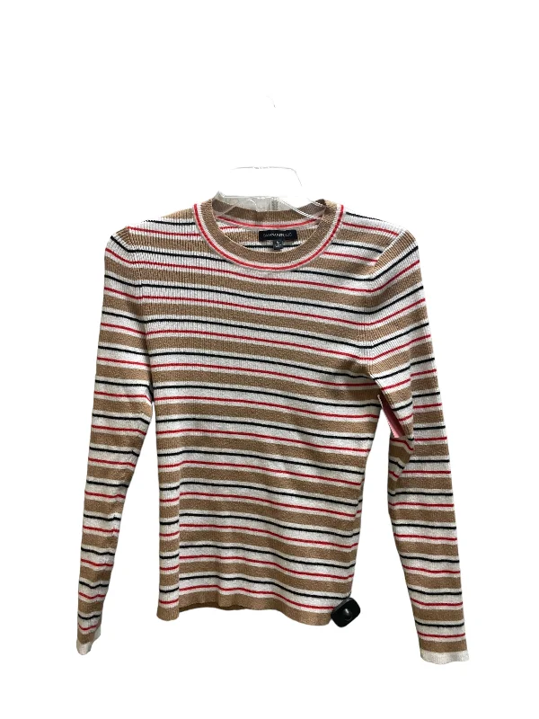 Top Long Sleeve By Banana Republic In Brown, Size: M