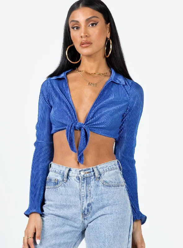 Venga Long Sleeve Top Blue