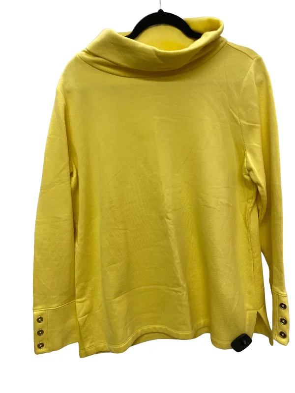 Yellow Top Long Sleeve Talbots, Size L