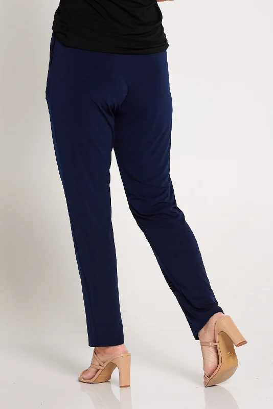 Gianna Pocket Pants - Navy