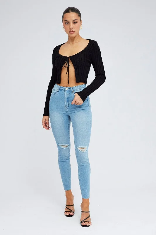 Denim Skinny Jean High Rise