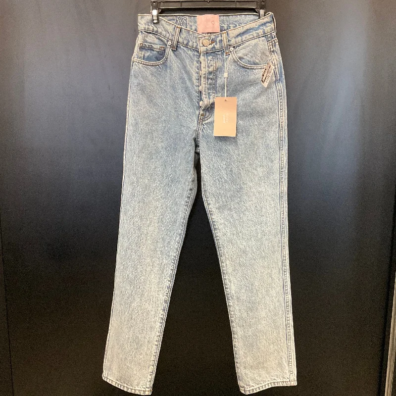 Jeans Straight By Clothes Mentor In Blue Denim, Size: 4