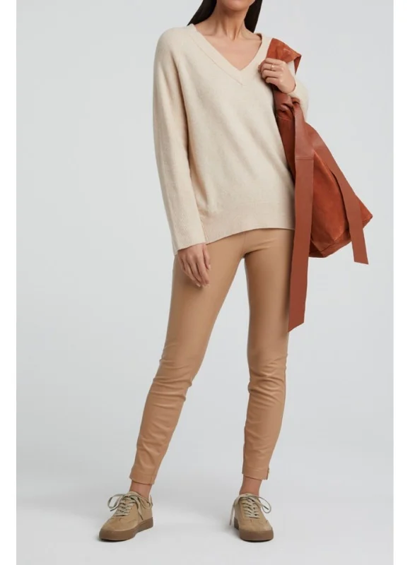 YAYA - Ribbed V Neck Sweater