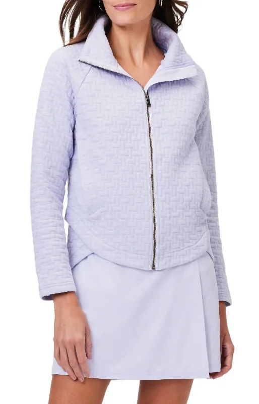 Active All Year Quilted Jacket In Wisteria Heather