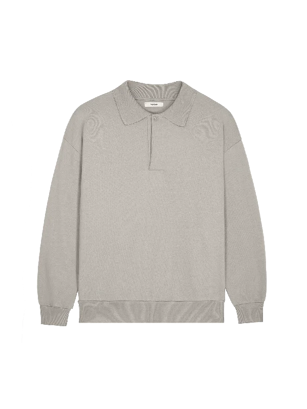 DNA Heavyweight Polo Sweatshirt—stone