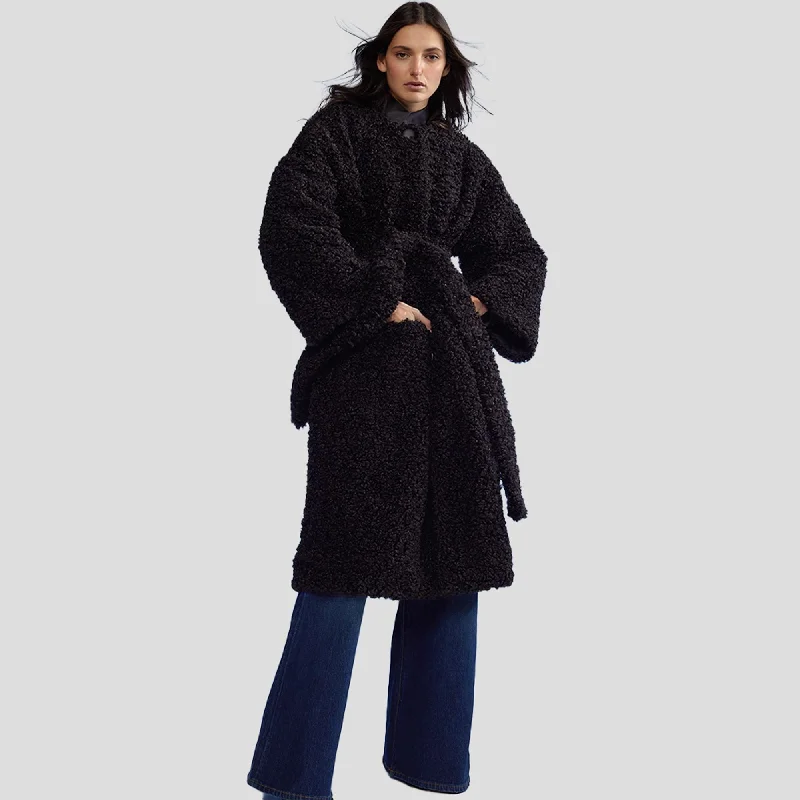 FAUX FUR LONG COAT