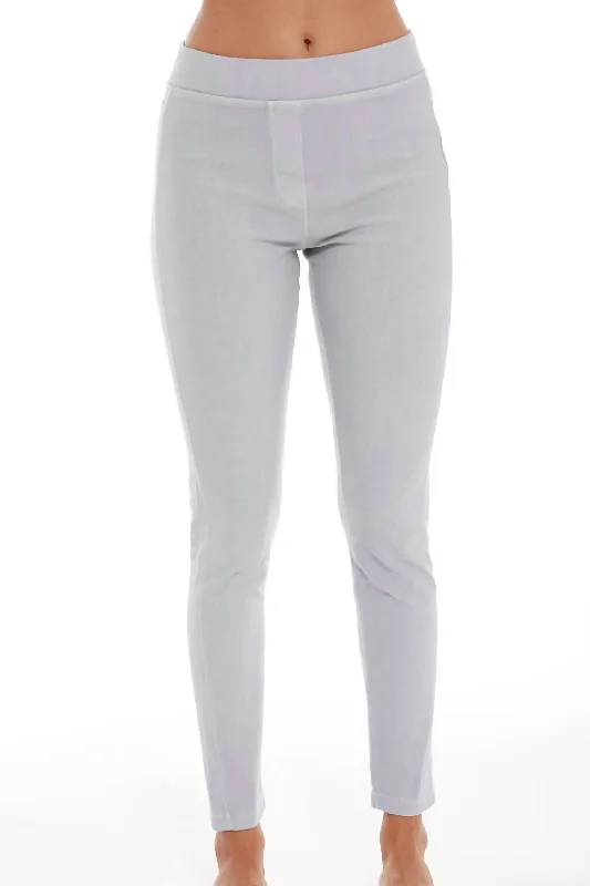 Low Rise Jegging In Grayblue