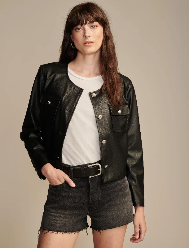 Lucky Brand Women's Faux Leather Jacket