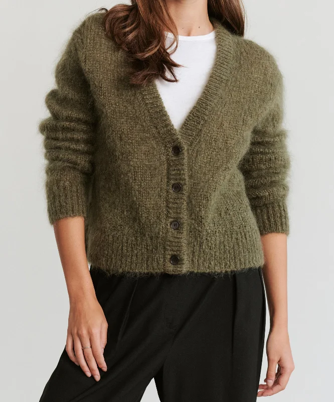 Mohair Boyfriend Cardigan