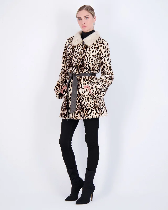 Medium / pearl animal print