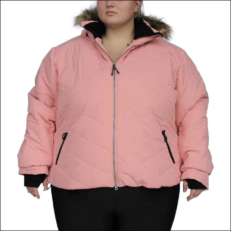 Snow Country Outerwear Womens Plus Size 1X-6X Vail Ski Coat Jacket