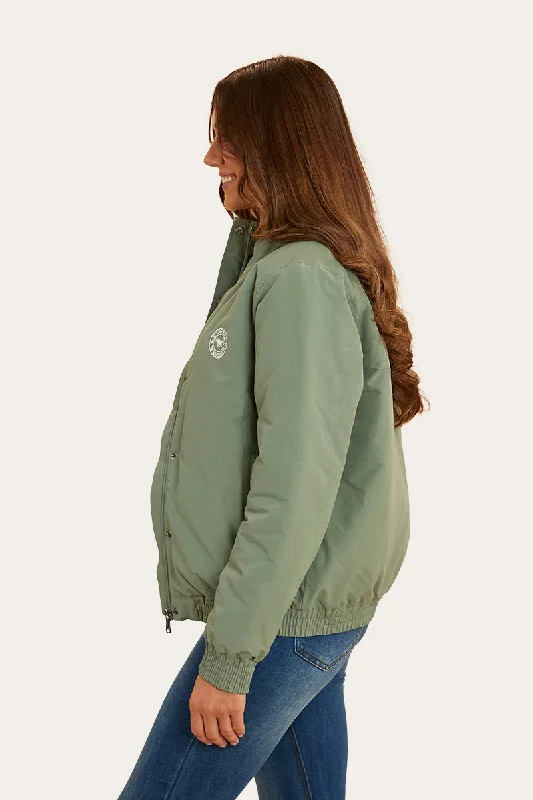 Tesbury Womens Jacket - Leaf/Off White