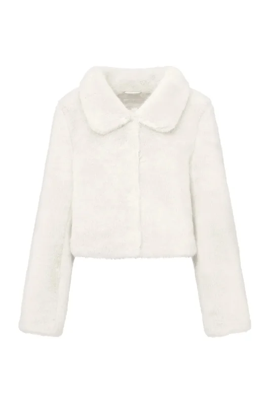 Tirage Cropped Jacket | Blanc