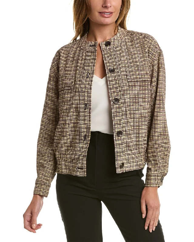 Vince Camuto Oversized Bomber Jacket