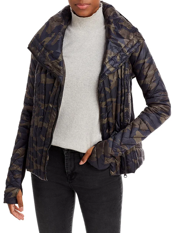 Womens Camo Warm Puffer Jacket