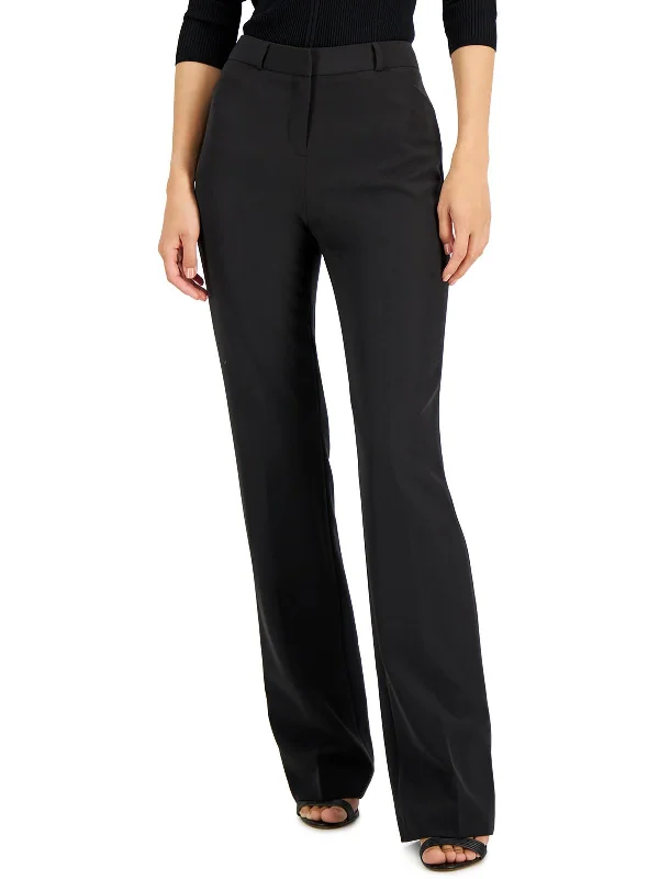 Womens High Rise Stretch Bootcut Pants