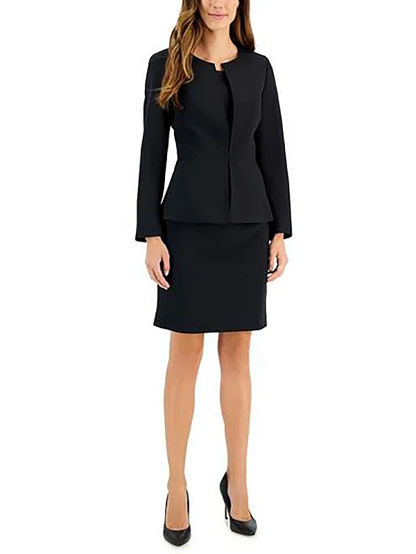 Womens Professional Office Collarless Blazer