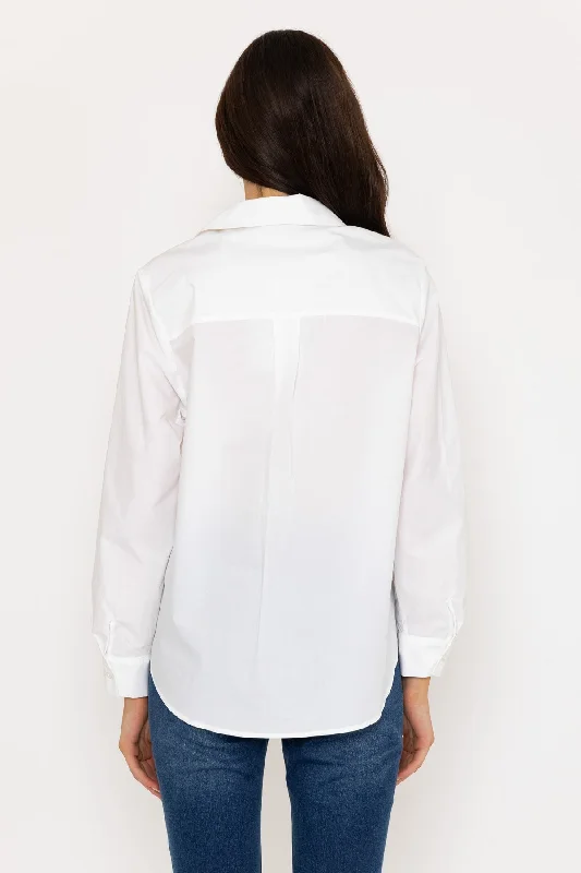 Cotton Poplin Shirt in White