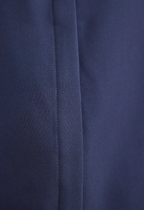 Iver Silk Twill Shirt - Sly Blue