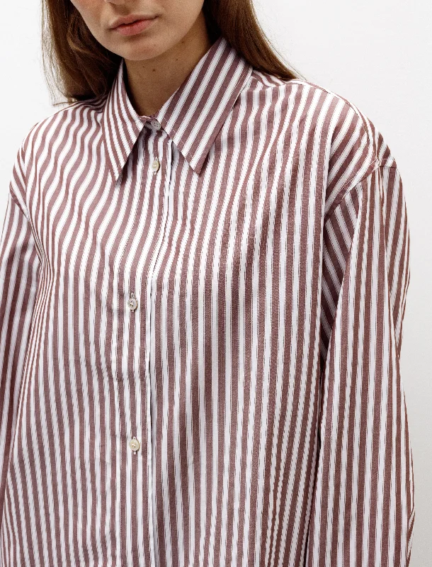 Santos Shirt Rosewood/White