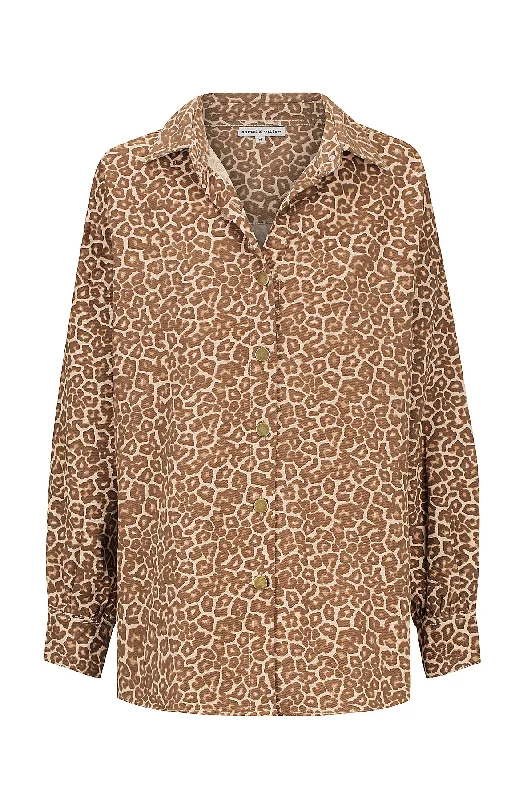 Tamika Shirt - Hazel Leopard