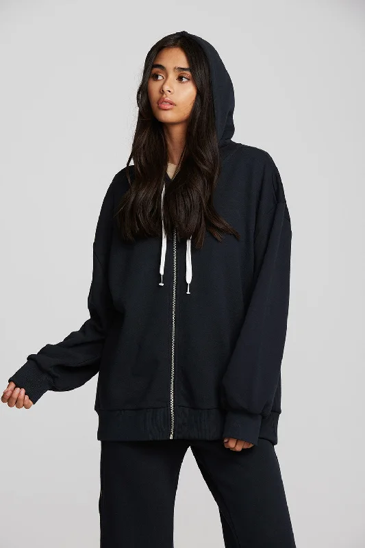 Zuma Cotton Terry Zip Up Hoodie