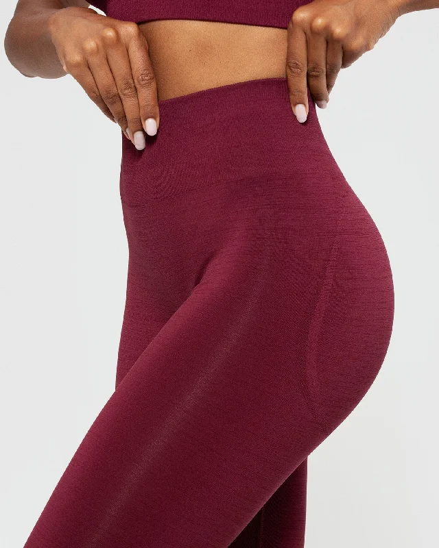 Define Scrunch Seamless Leggings | Dark Cherry