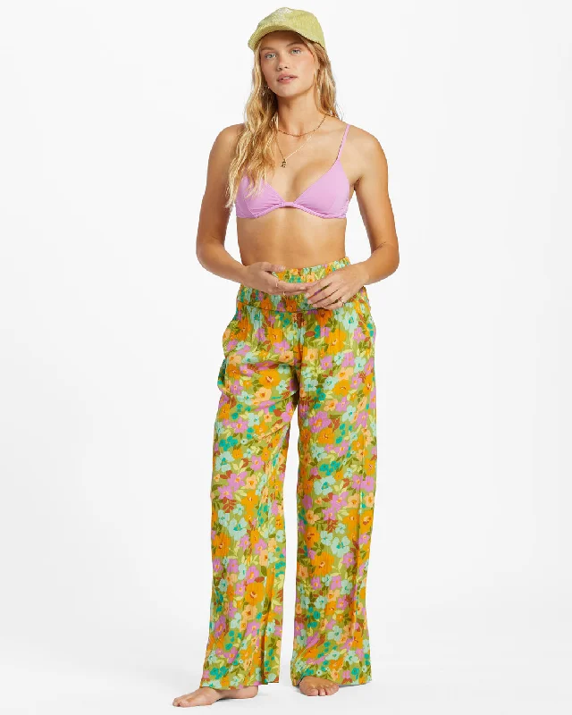 New Waves 2 Wide-Leg Pants - Palm Green