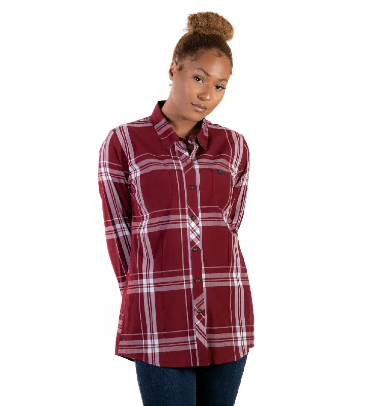 Women's Breeze Shirt- Merlot Red