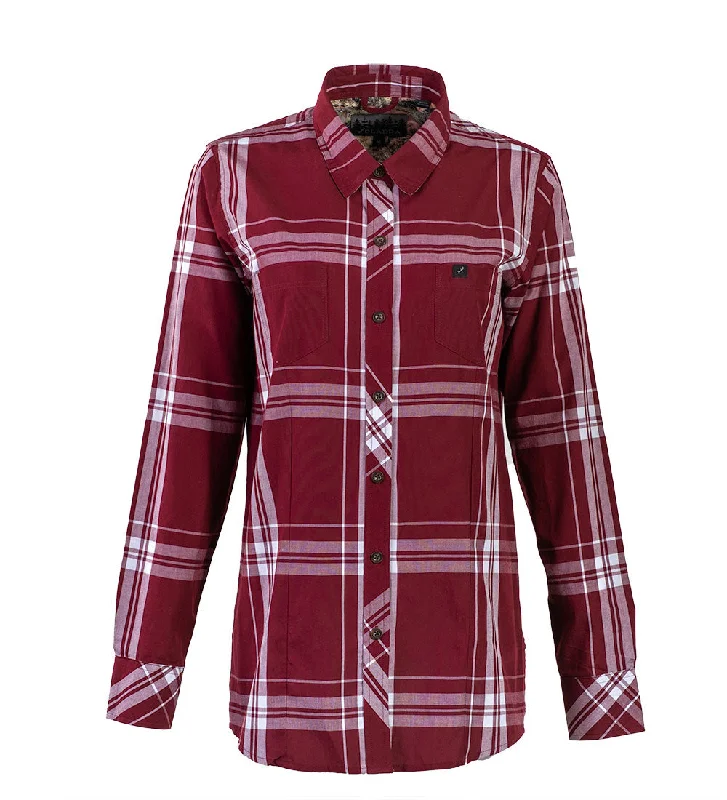 Women's Breeze Shirt- Merlot Red