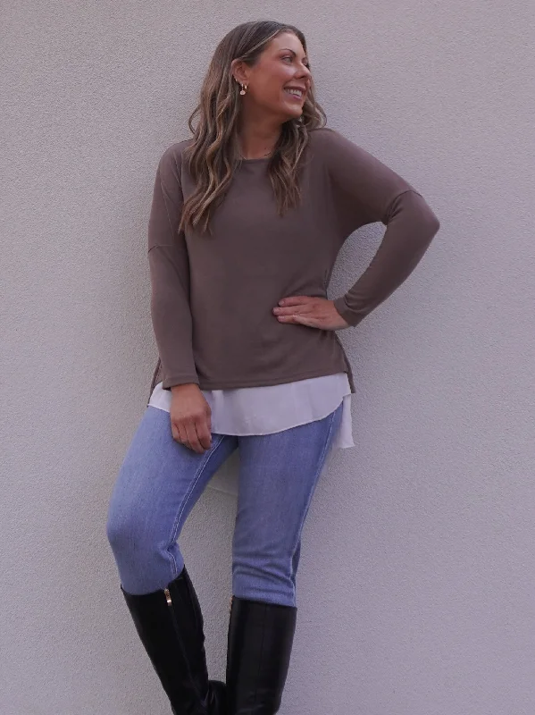 Zoe Top - Taupe