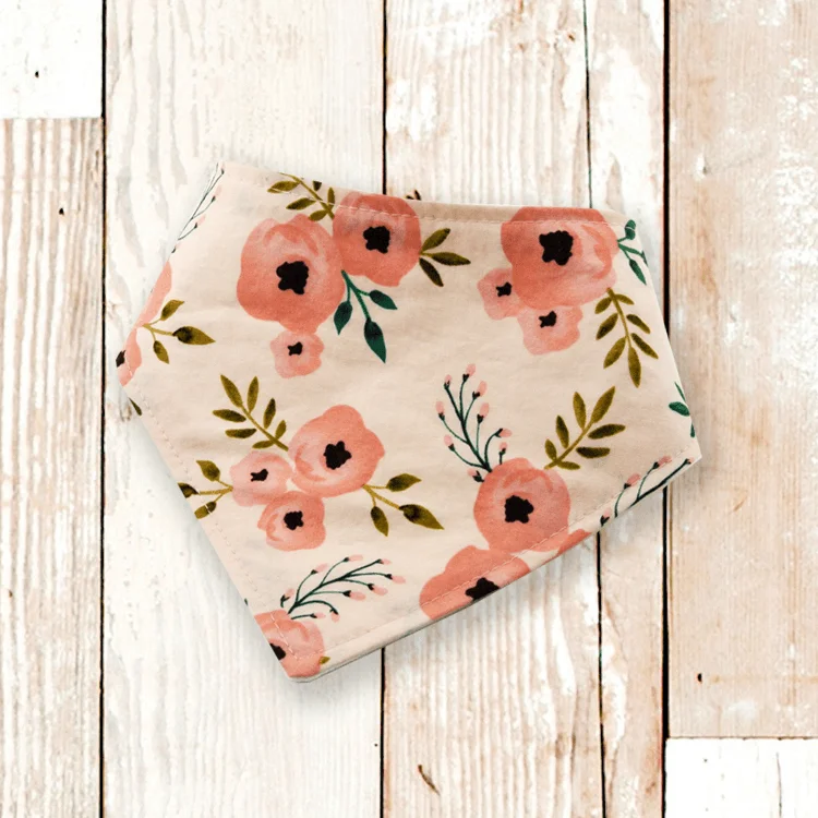 BibbyBubby - Blush Floral Bandana