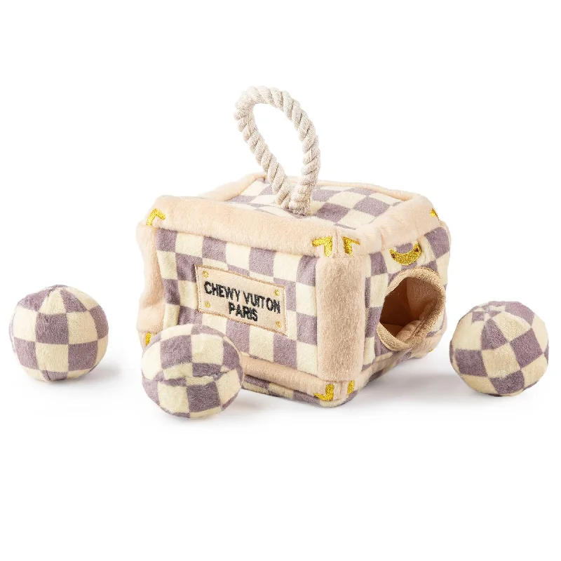 Checker Chewy Vuiton Trunk Activity House