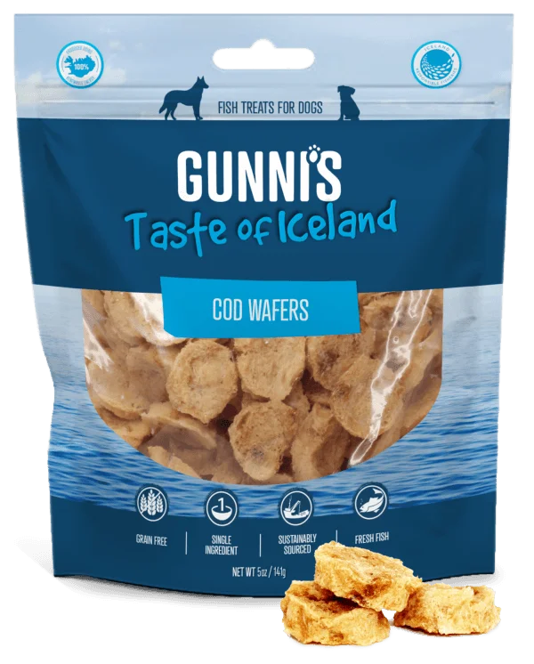 Gunni's Pet Cod Wafers, 5oz