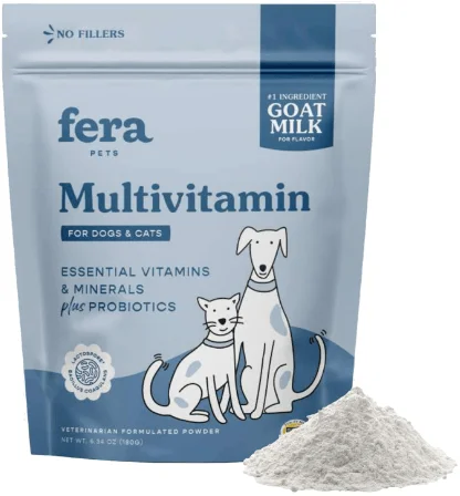 Multivitamin Goat Milk Topper for Dogs and Cats from Fera Pet Organics