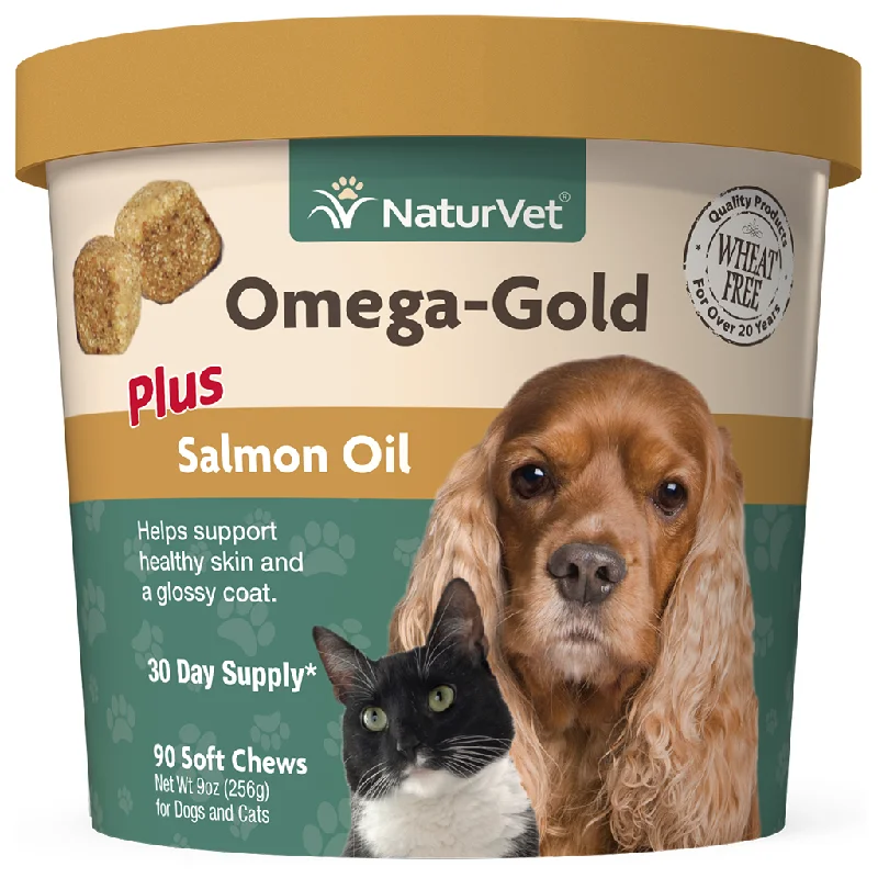 Naturvet Omega-Gold + Salmon Oil