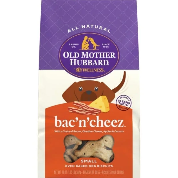 Old Mother Hubbard Bac'N'Cheese Oven-Baked Dog Biscuits; Small