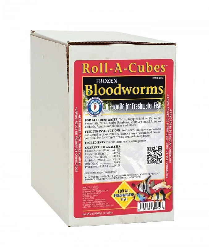 San Fransisco Bay Roll-a-Cube Bloodworms - 2 lb