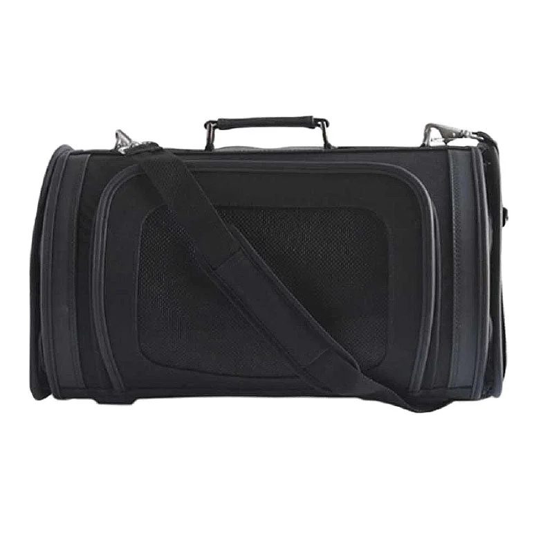 Kelle Travel Pet Carrier: Black