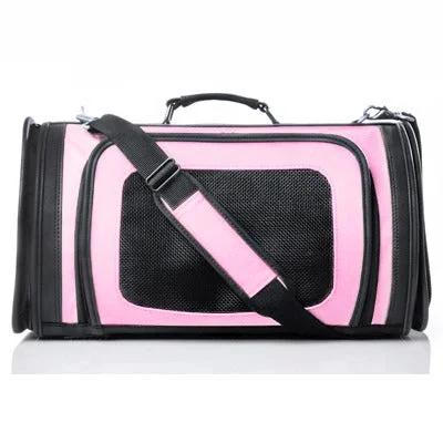 Kelle Travel Pet Carrier: Light Pink