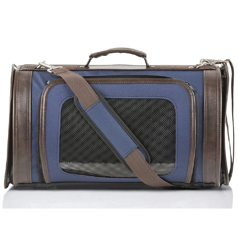 Kelle Travel Pet Carrier: Navy