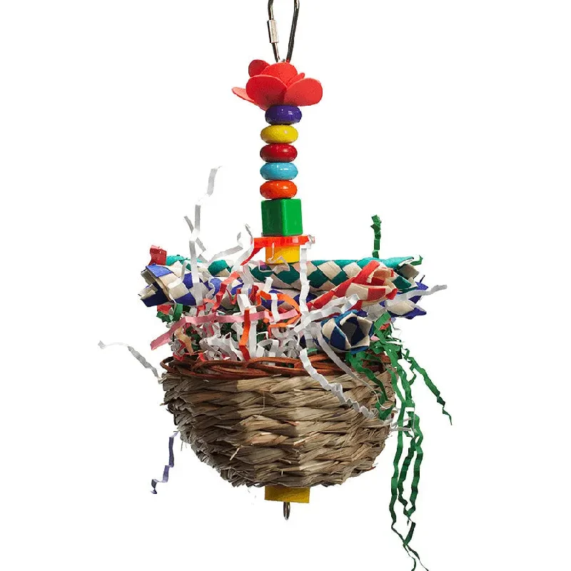 A & E Cages Happy Beaks Love Nest Bird Toy