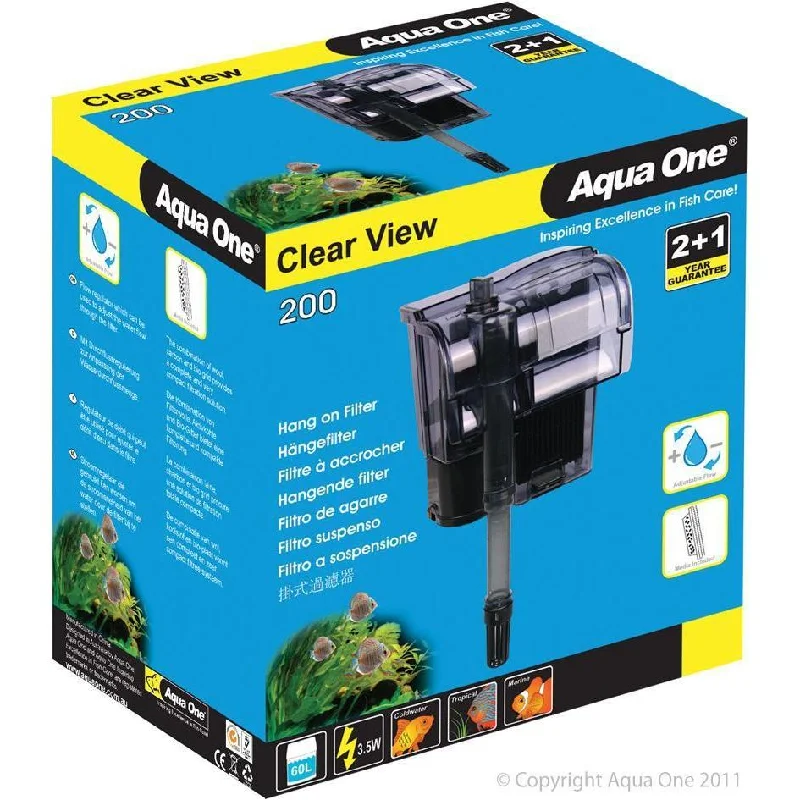 Aqua One Clear View 200 Hang On Filter