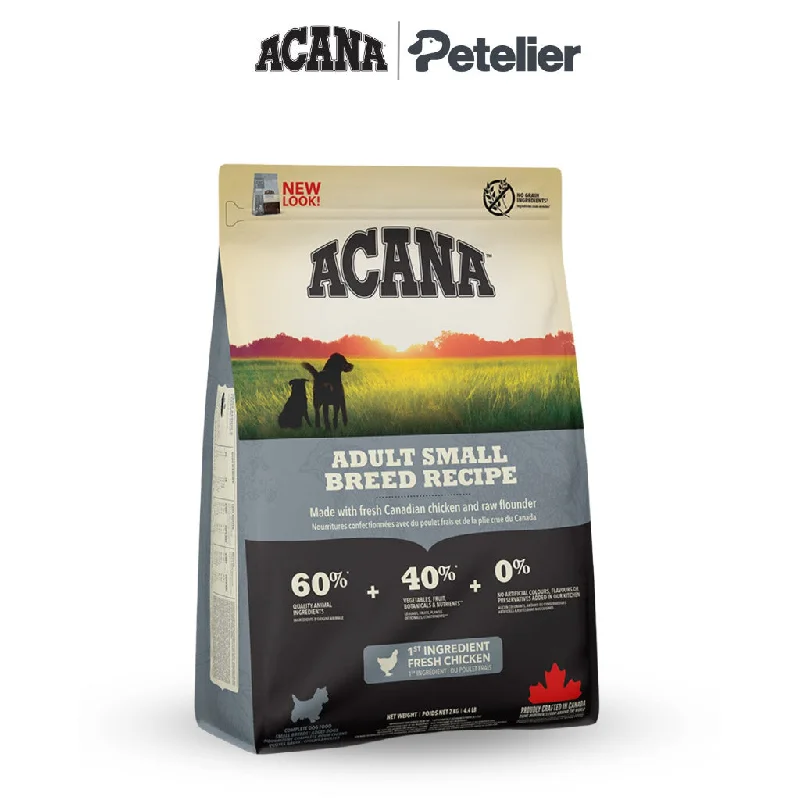 Acana Adult Small Breed Dog 2kg Dry Premium Food, All Natural Biologically-Approriate