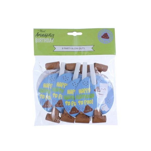 Amazing Birthday Party Blow Outs Pooh 8 Pk