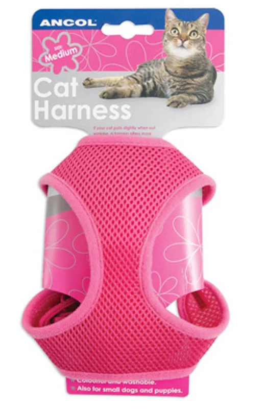 Ancol Cat Harness & Lead Set Medium / Pink